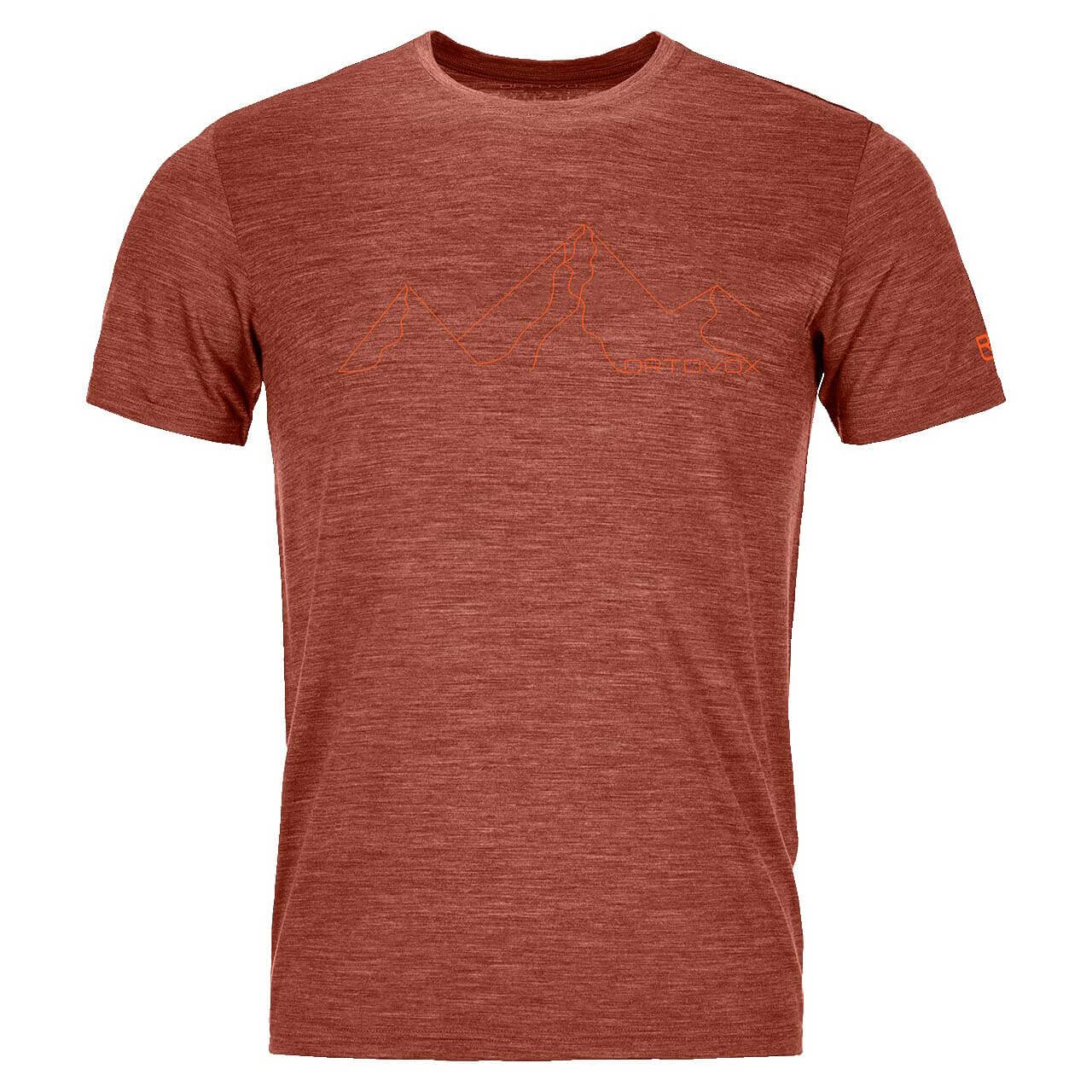 Ortovox Mountain T-Shirt 150 Cool - Clay Orange Blend, XL