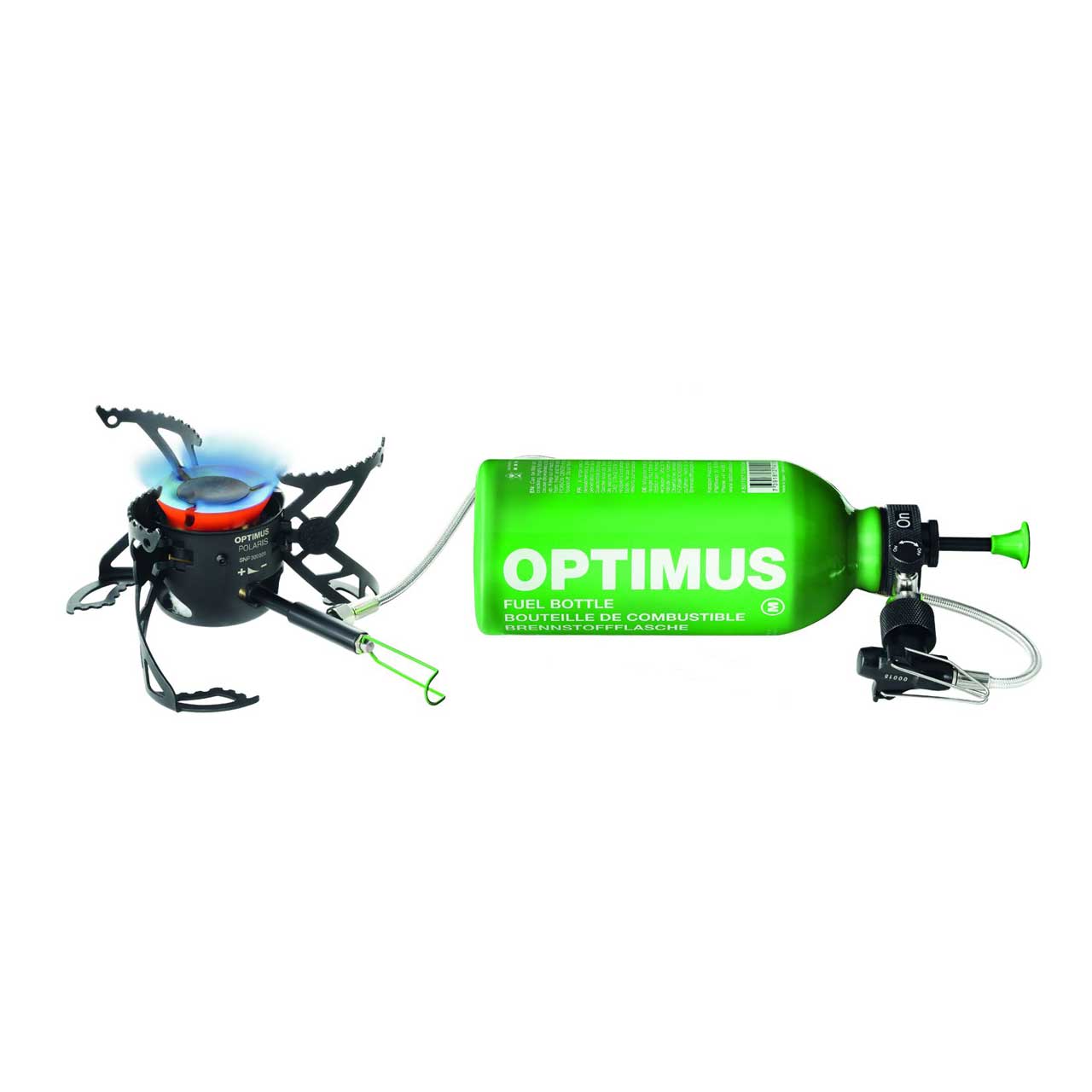 Optimus Allesbrenner Polaris Optifuel mit 0,4 L Brennstoffflasche