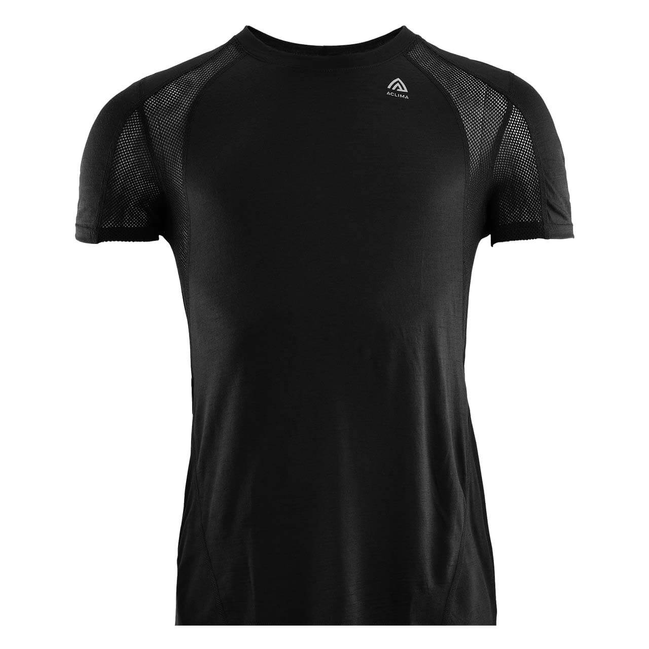 Aclima Lightwool Sport T-Shirt - Jet Black, M