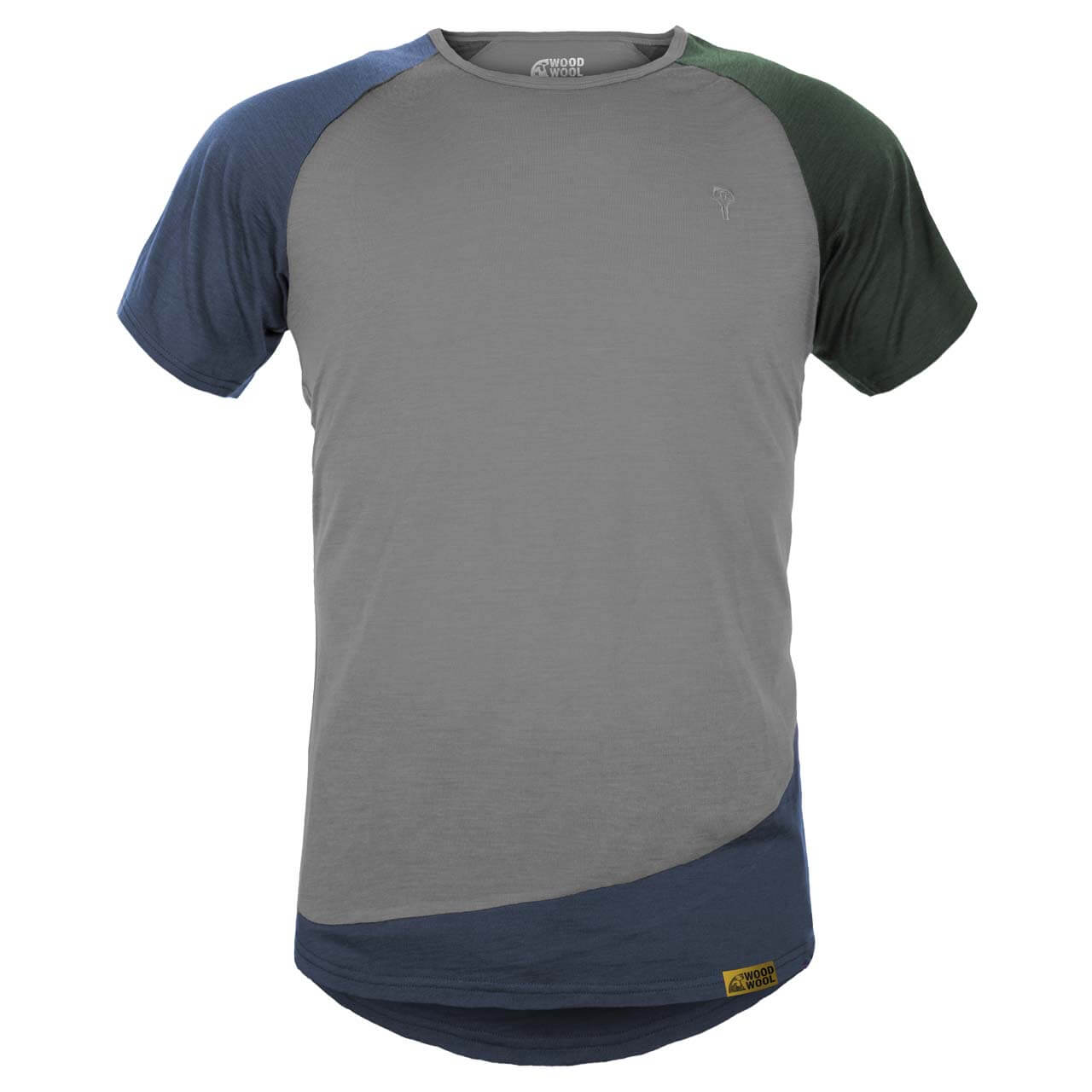 Grüezi Bag WoodWool T-Shirt Mr. Kirk - Slate Grey, L