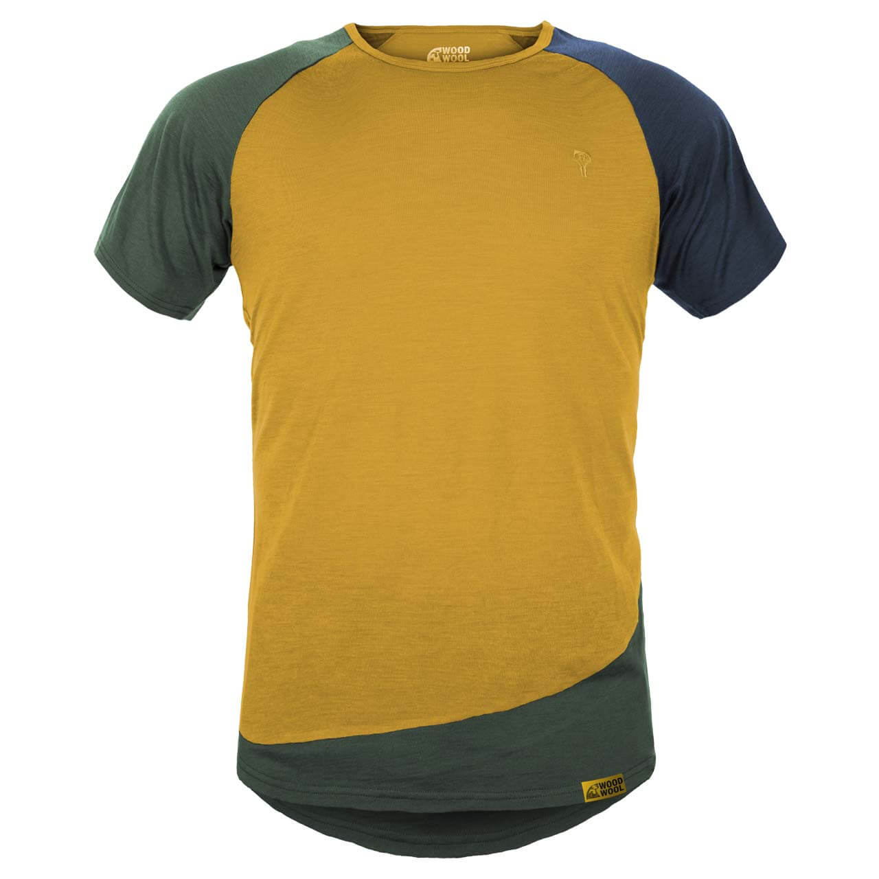 Grüezi Bag WoodWool T-Shirt Mr. Kirk - Daisy Daze Yellow, M