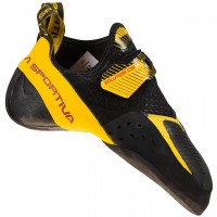 La Sportiva Solution Comp - Black/Yellow, 38